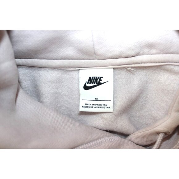NIKE Oversized Swoosh Fleece Hoodie in Lilac - Size 1X/XL - Picture 5 of 13